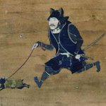 武士がネコの散歩ｗ戦国時代に猫耳兜とか日本人マジ未来に生きてるだろ!