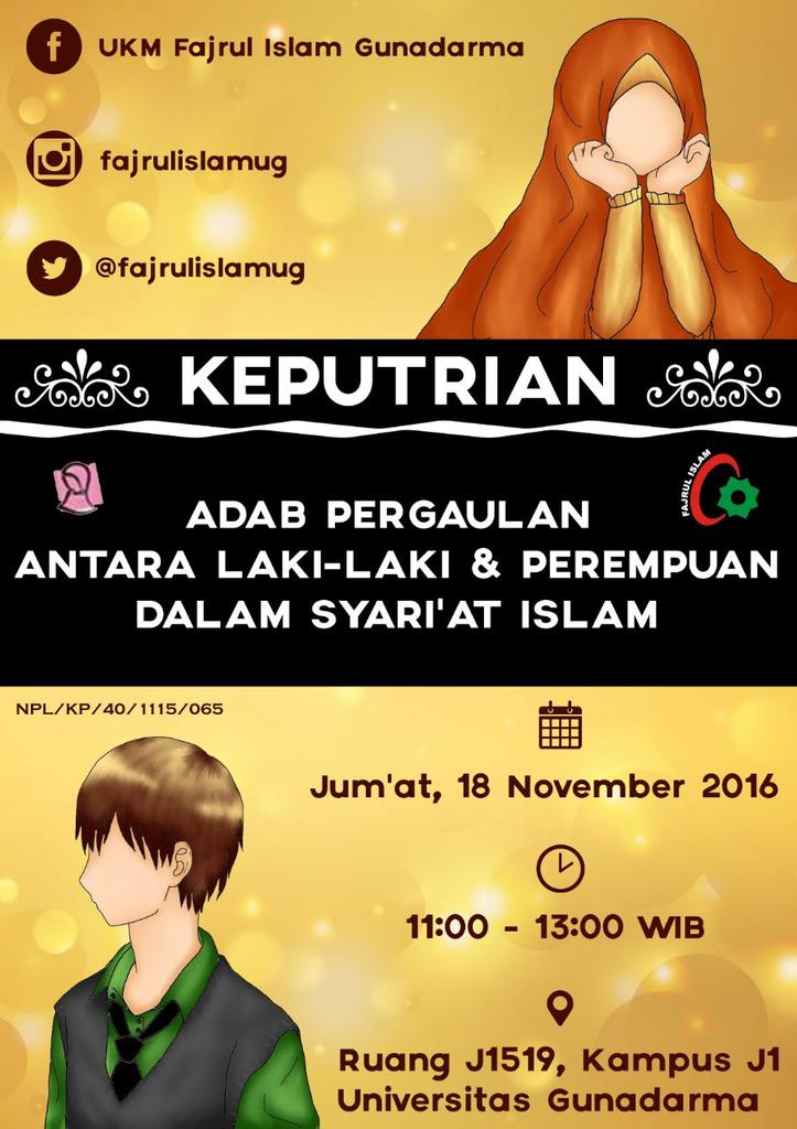 Adab Pergaulan Laki Laki Dan Perempuan Dalam Islam