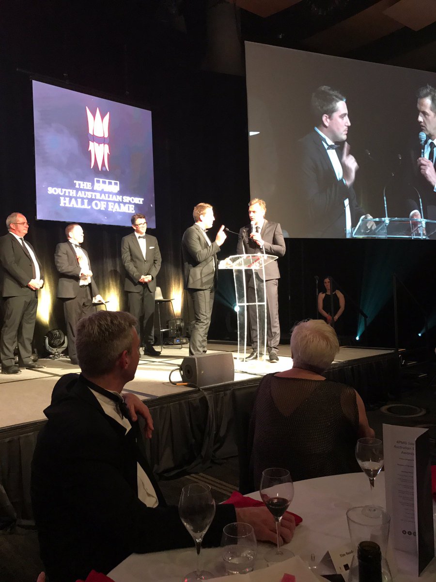 Fantastic to see Matthew Cowdrey inducted into the KPMG SA Sport Hall of Fame #sasportsawards <a href="/KPMG/">KPMG</a> <a href="/LeaderSportSA/">Sport SA</a>