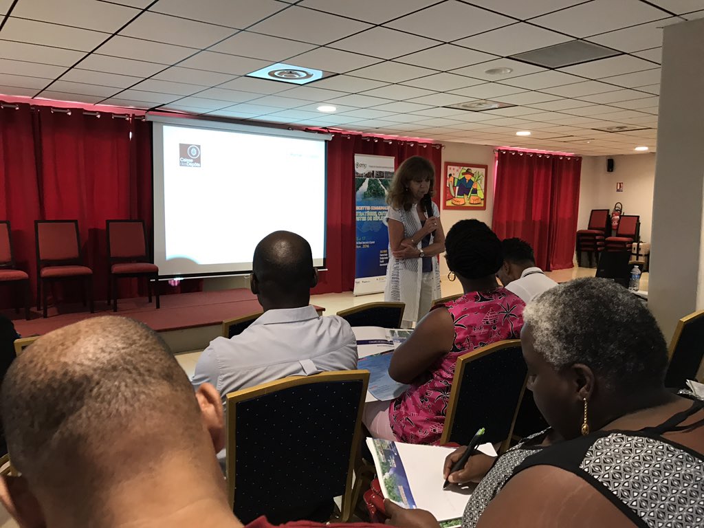 am_guyane's tweet photo. Christine BREMOND de la caisse des dépôts et consignations présente la loi NOTRe au Congrès #maire AMG #Guyane https://t.co/EB484tWnPE