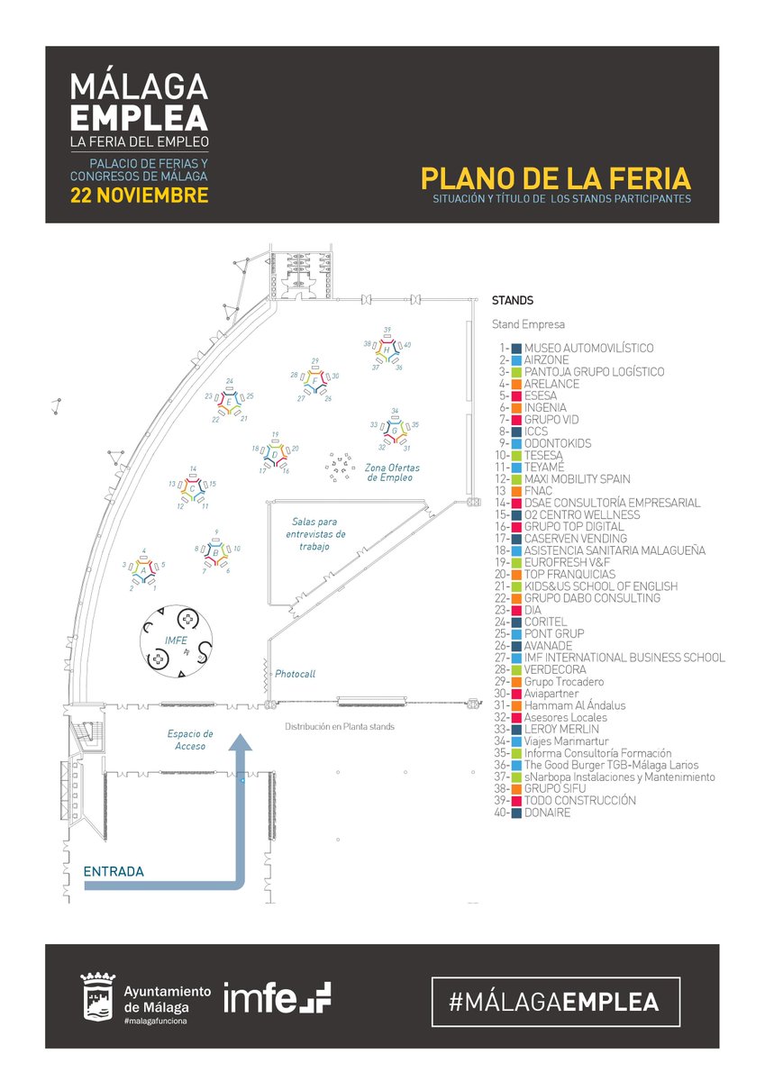 malagaimfe's tweet photo. No te pierdas en #MálagaEmplea la #Feria del #Empleo @Fycma @malaga @ConTalentoRRHH https://t.co/no2nun2qkk