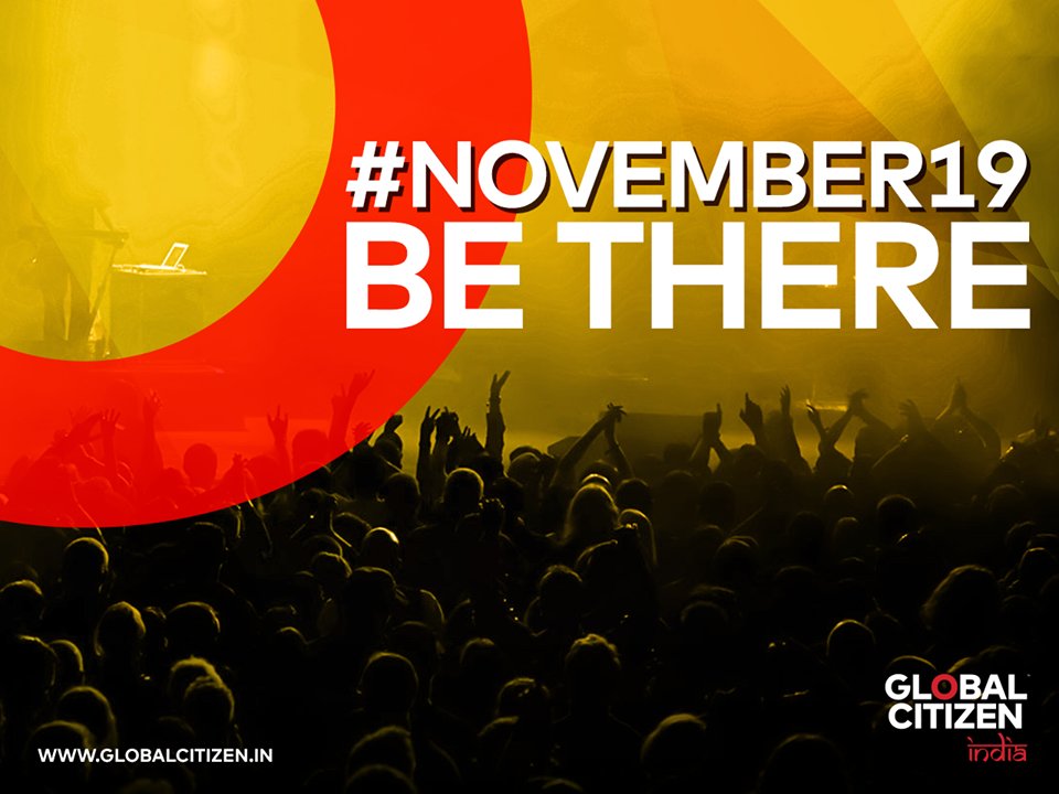 glblctznIN's tweet photo. #GlobalCitizenIndia Festival gates open at 10:30am, show starts at 1:30pm &amp; gates close at 4:00pm sharp. Arrive early! See you there!!⭕ https://t.co/bKgSVIKNLj