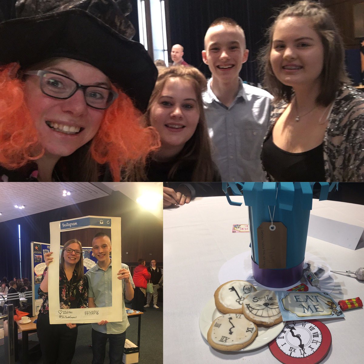 L_Hamilton89's tweet photo. Great morning speaking to lots of the @SLYouthCouncil at the launch of the #yap16! Mad hatters tea party was clearly the theme! ๐๐ https://t.co/LMlE8zEubz