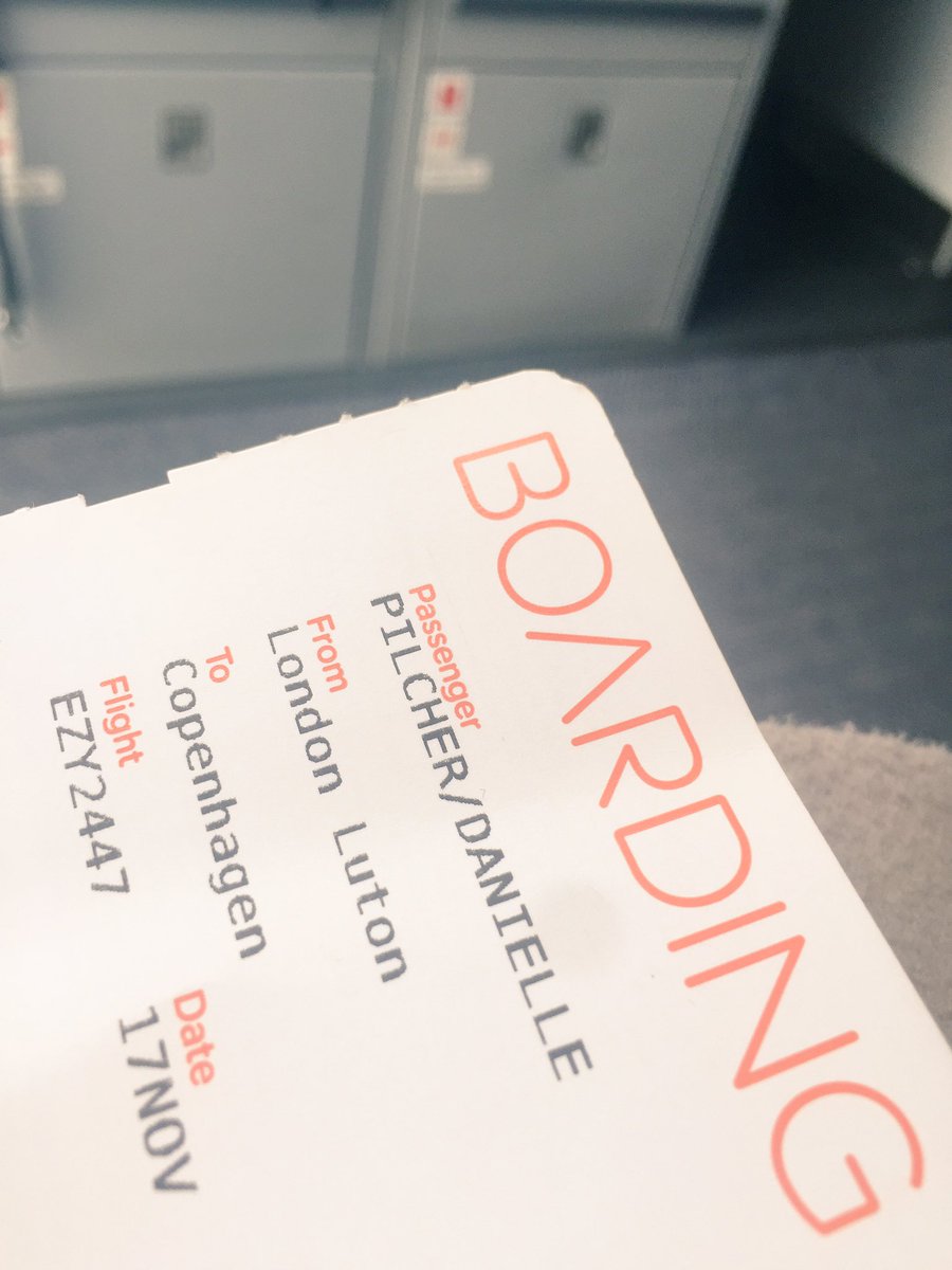 Off to Copenhagen for @ECISchools #ECISNOV16! <a href="/ECISConnect/">ECIS Connect</a>. See you soon <a href="/DFJonCronin/">Jonathan Cronin</a>! ✈️ #EngageandProud