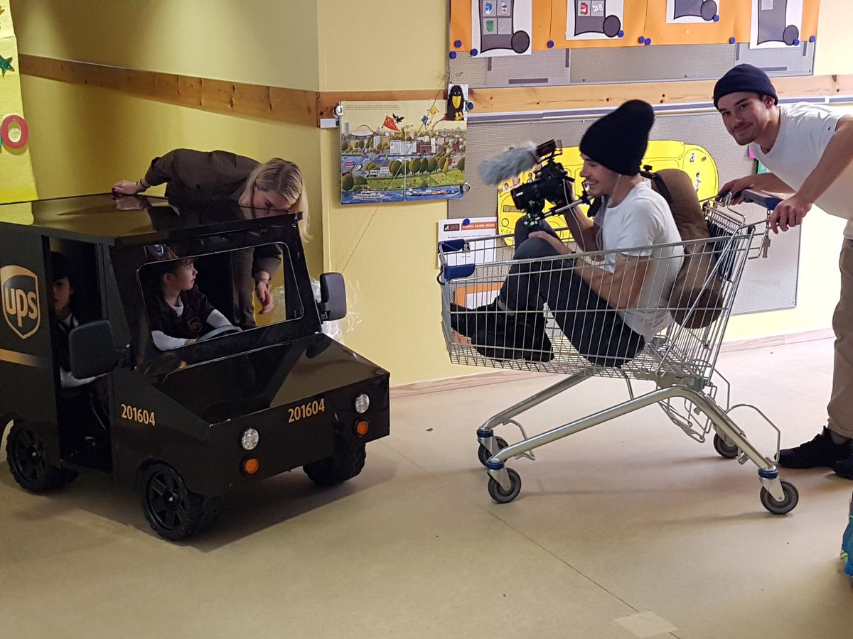 Heute sind wir beim Dreh für ein neues Video in Köln. Coming soon: Die jüngsten Zusteller von UPS Deutschland.