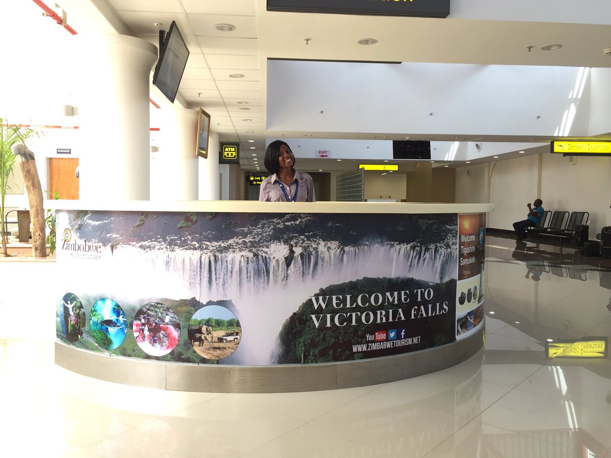 caaz_online's tweet photo. All set at the domestic terminal #NewVictoriaFallsIntApt #TheGameChanger #BomaExperience https://t.co/JYtRZEv6ZO