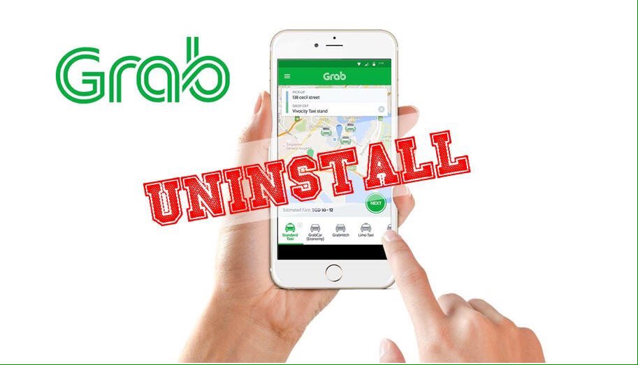 espraszz's tweet photo. Thanks @GrabID atas pernyataan nya. bye! #UninstallGrabID https://t.co/GF46o5YhYZ