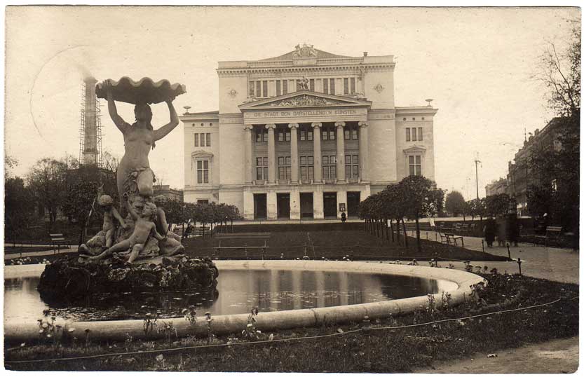 Latvian #Opera House in the early 1900s. #TBT #Riga