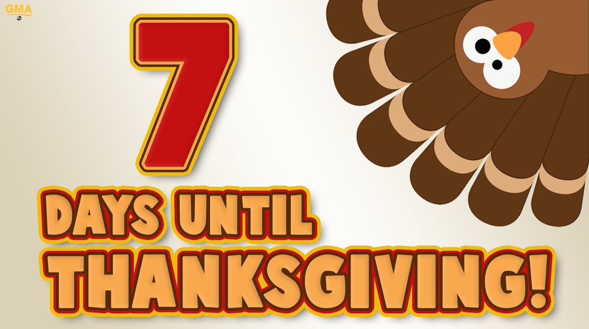 ONE WEEK Until Thanksgiving Good Morning America Scoopnest one-week-until-thanksgiving-good-morning-america-scoopnest