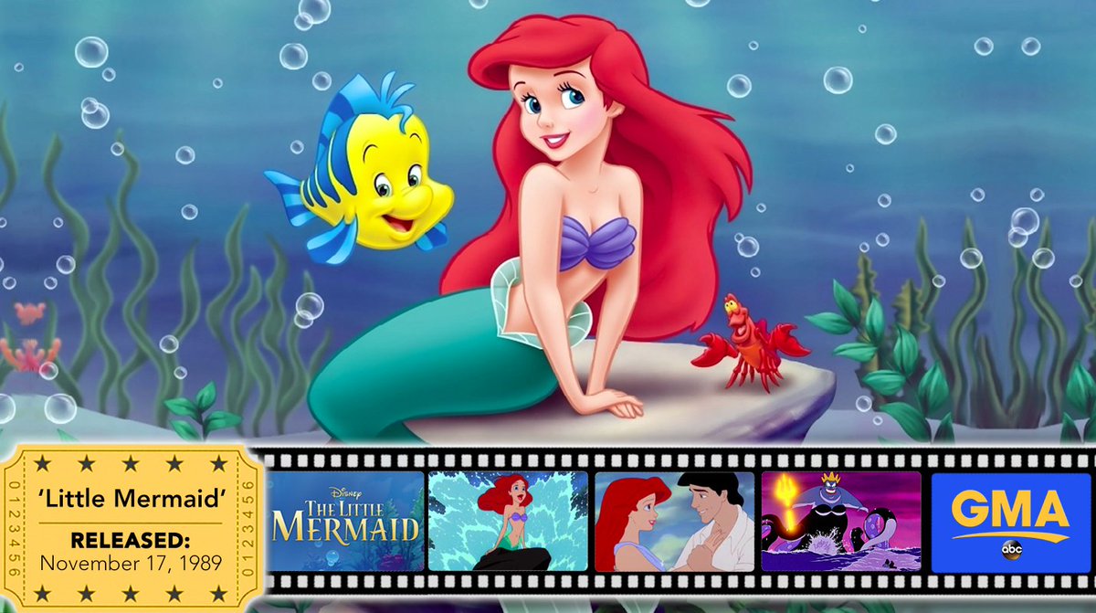 Good Morning America on Twitter: "'The Little Mermaid' was released on this day 27 years ago. - @Disney… "