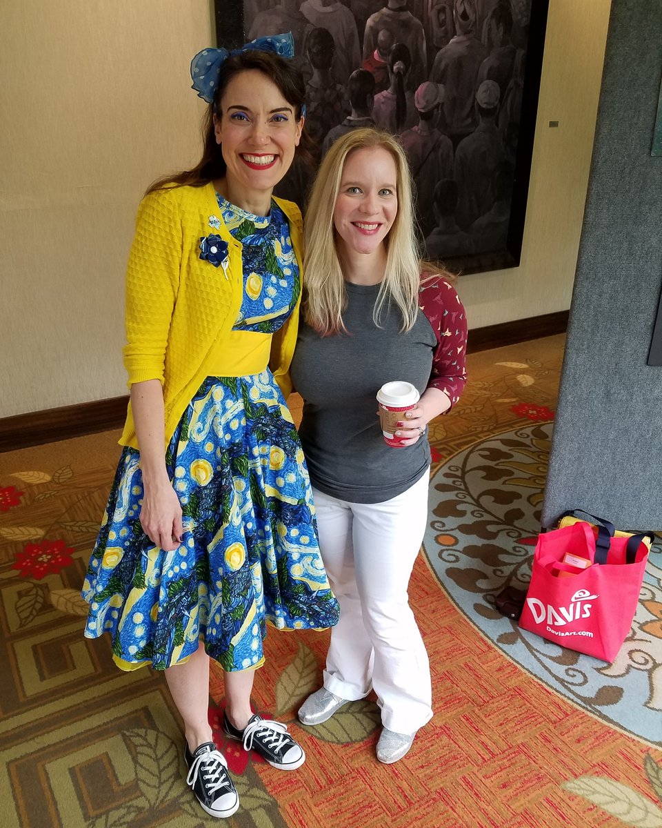 landersenart's tweet photo. So excited to meet art blogger Cassie Stephens! https://t.co/76x9AJuT7b