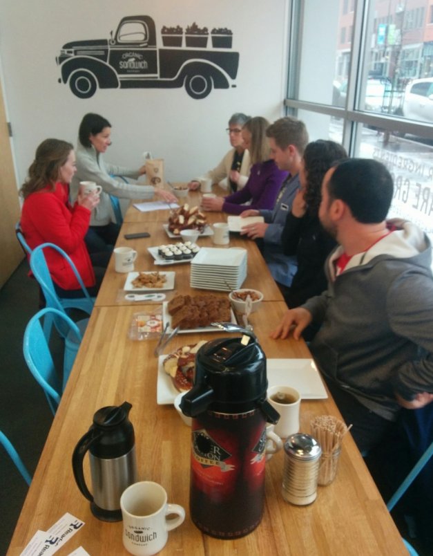 #livetweet from <a href="/OrganicSndwich/">Organic Sandwich Co</a> about building a company culture that values sustainability and local foods #NewCoBoulder