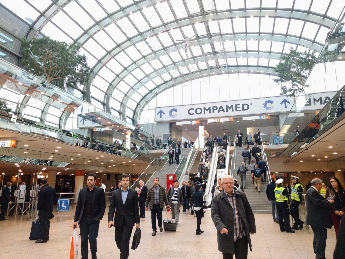 MeulemanElec's tweet photo. Visiting #COMPAMED2016. Discovered new trends such as implants on demand and Lab-on-a-chip systems. #iot https://t.co/XBfdkBgugk