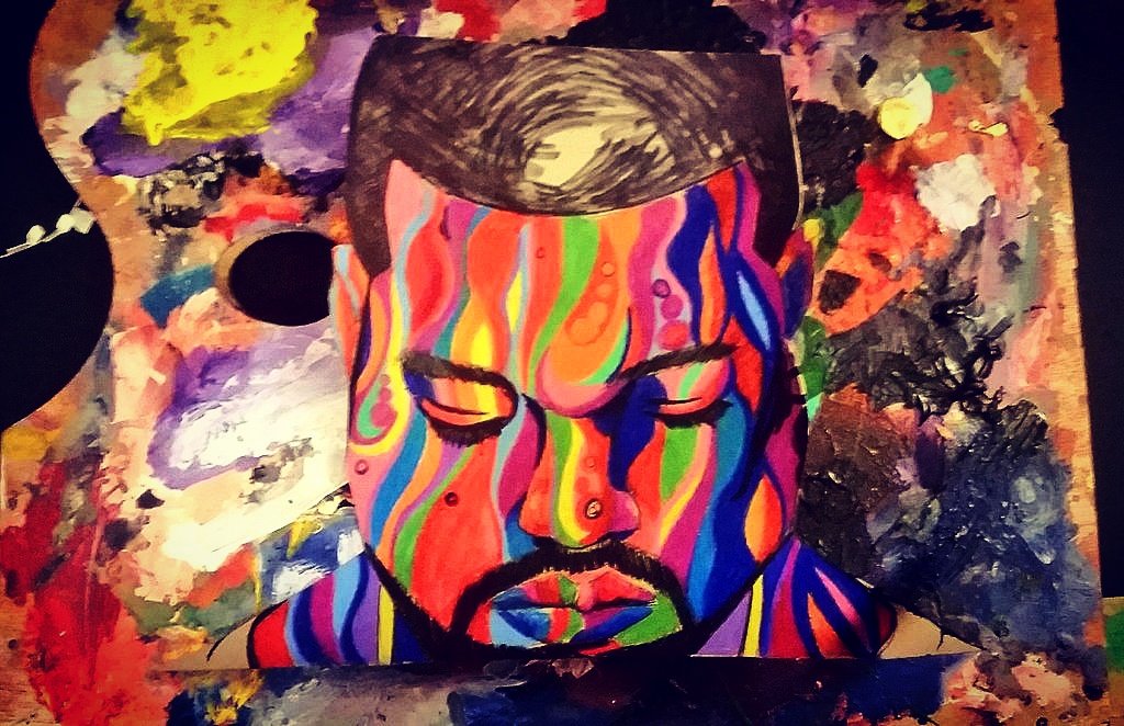 Jay_Bordeaux's tweet photo. The Western World. 

#AcidDrip 
#KanyeWest
#KanyeWestArt https://t.co/z3hdp7Liau