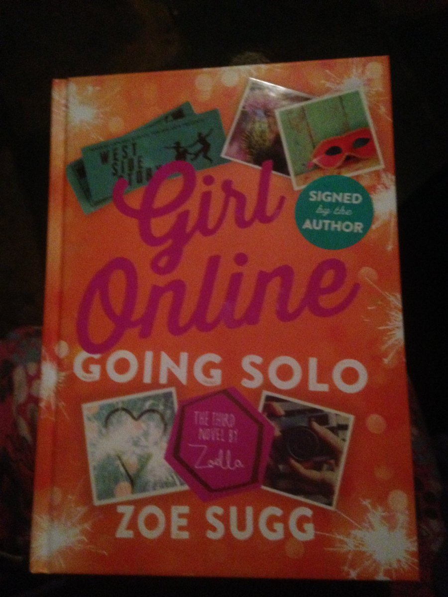 goujonqueen's tweet photo. Look what came, a SIGNED copy of girl online going solo, so excited to read the third book @Zoella #GirlOnlineGoingSolo https://t.co/PEkGbqf4Qq