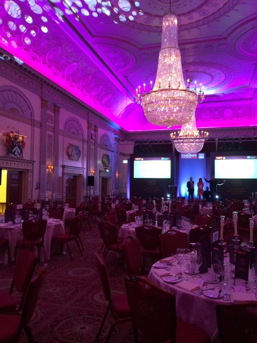 Our beautiful Livery hall is all ready for tonight's awards