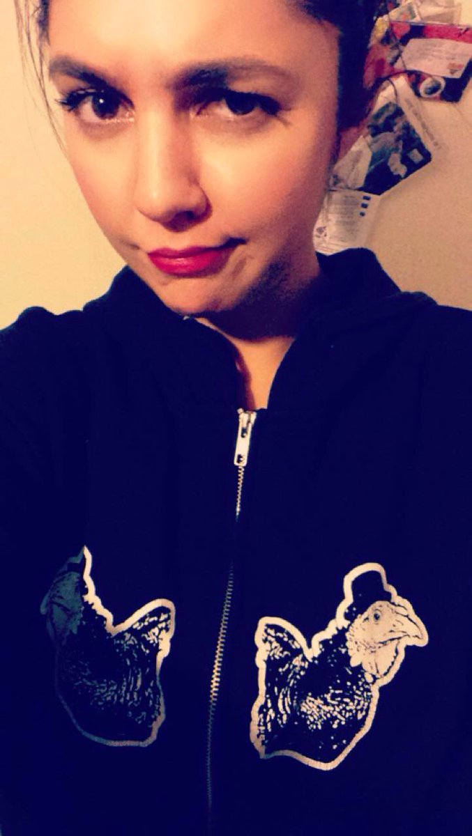 TroutPoutt's tweet photo. My 97yr old nail client was very interested in the message on the back of my @shitdeweessays hoodie. If you have it you'll know why 🤔 #ratfe https://t.co/1NQGZ6O3yG