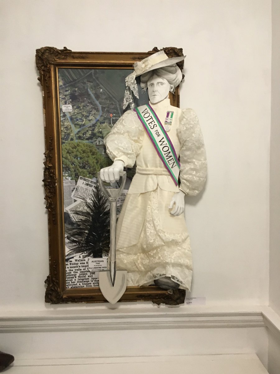 'Annie's Arboretum' by Jeni Wood is a striking work commemorating the arboretum planted in Bath to remember Suffragettes. only 1 now remains