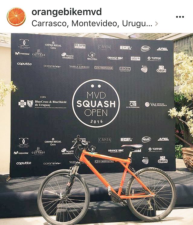 MvdOpen's tweet photo. Gracias a #orangebike #Montevideo por acompañarnos otro año más @MvdOpen #clubcarrasco #uruguaysquash https://t.co/2lfJ89vLII