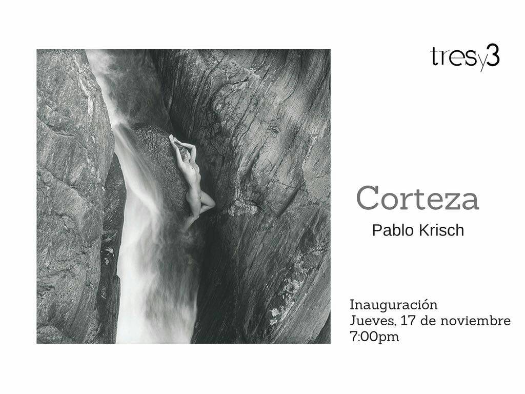 Hoy a las 7 pm inauguración de Corteza por Pablo Krisch en  <a href="/CulturaTRESy3/">culturatresy3</a>