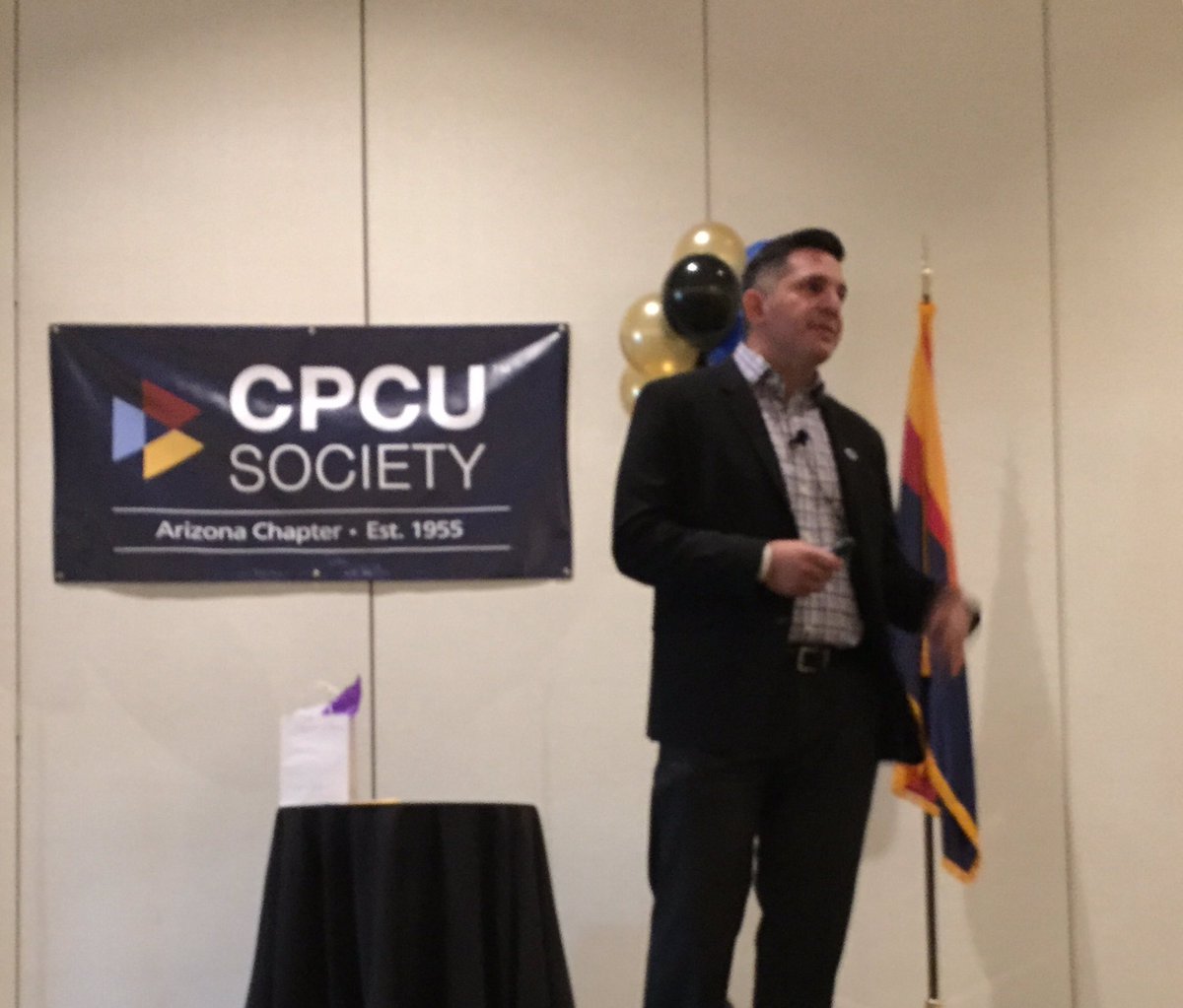 grillinwt's tweet image. Ramon Lopez sharing valuable leadership insight on the importance of having a career plan at #AZIDAY16  #cpcu16