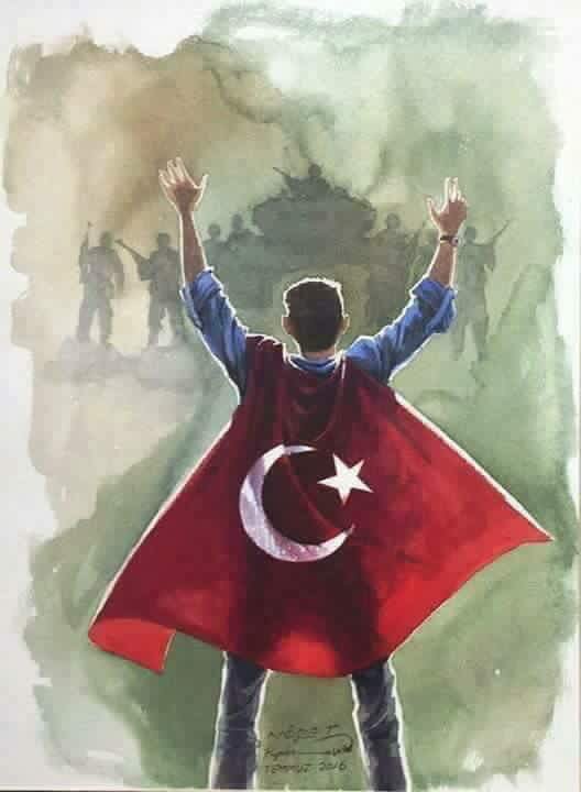 Ne güzel anlatmış dimi İranlı bir çizer.
Keşke Şanlı Türk bayrağımıza ihanet edenlere de anlatabilsek.   #15TemmuzVeHainleri