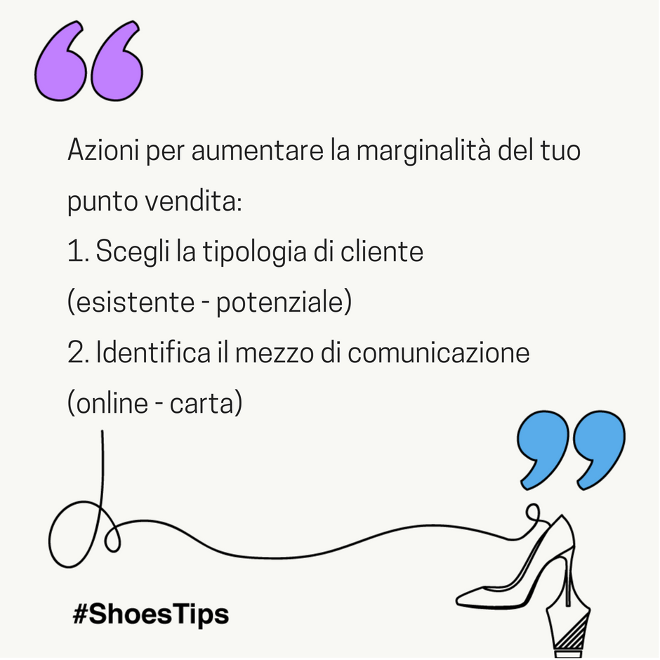 RacSrl's tweet photo. Come incrementare la marginalità nel tuo negozio?
#ShoesTips https://t.co/OREd3iBaSG