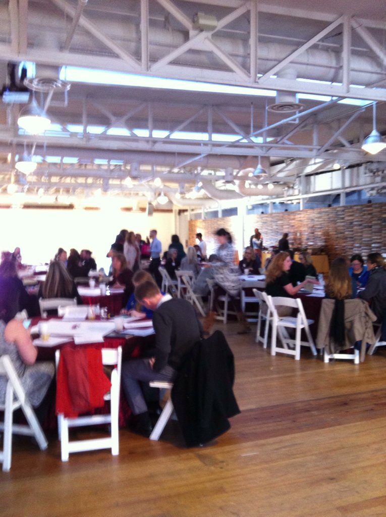 Room's filling for <a href="/TRowePrice/">T. Rowe Price</a> Foundation training series <a href="/TheAVAM/">American Visionary Art Museum</a>. Looking fwd to great morning w/ #communicators