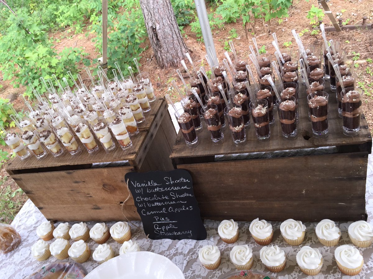 ArielsCakes's tweet image. #cupcakeshooters#weddingdesserttable