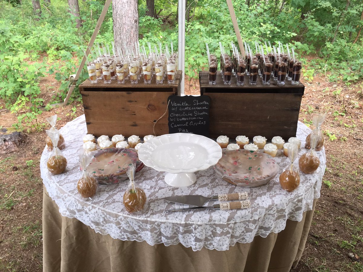 ArielsCakes's tweet image. #cupcakeshooters#weddingdesserttable