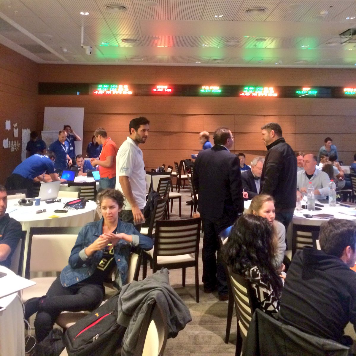 clare1208's tweet photo. Getting ready for the results of the @rbs #Fintackathon and pitching time! #entrepreneurs #innovation #fintech #GoDoTelAviv https://t.co/R9VJIgkqal
