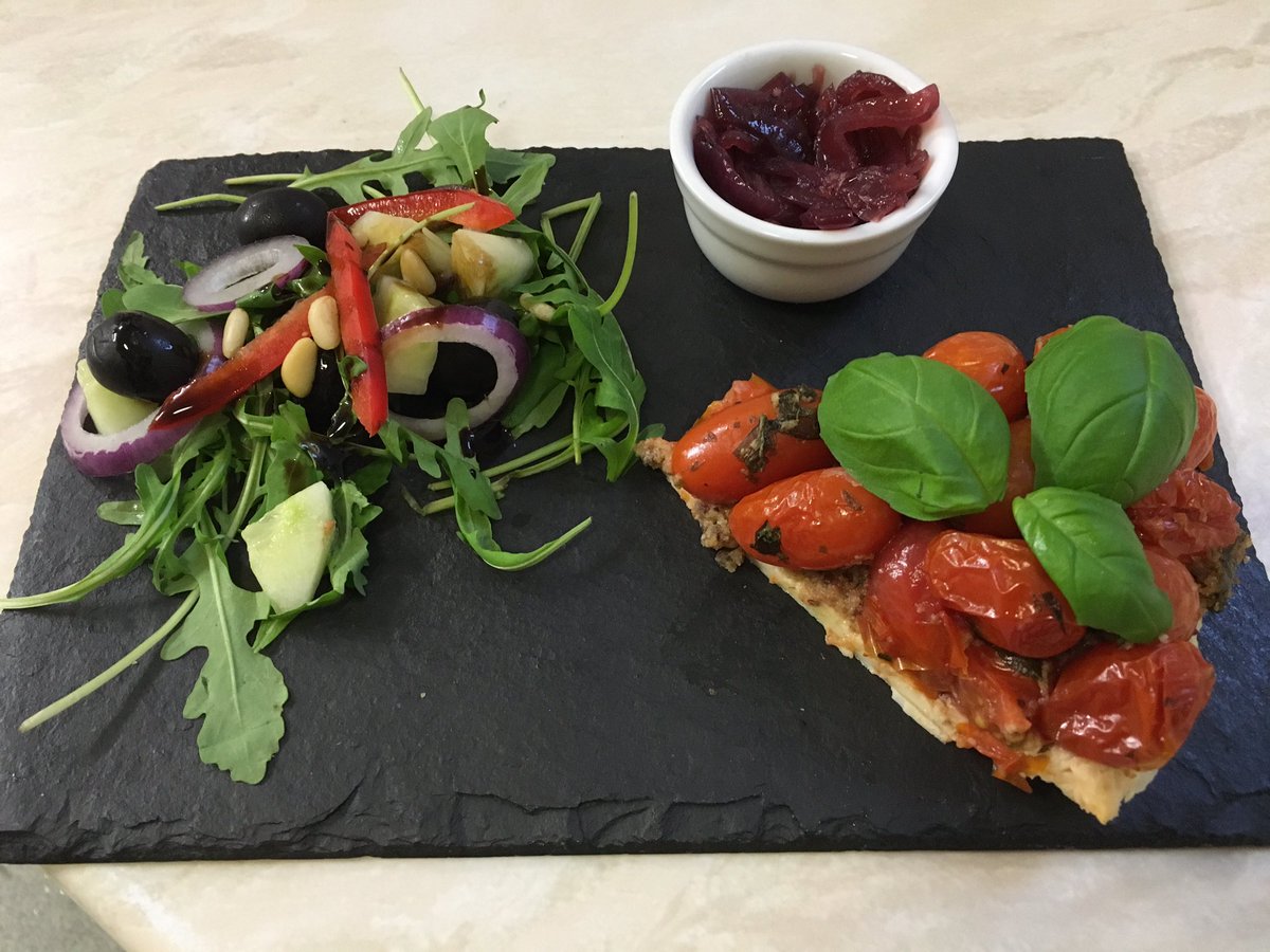 Superb Vegan Menu!!
For a Christmas Starter try Tomato &amp; Basil Tarte Tatin