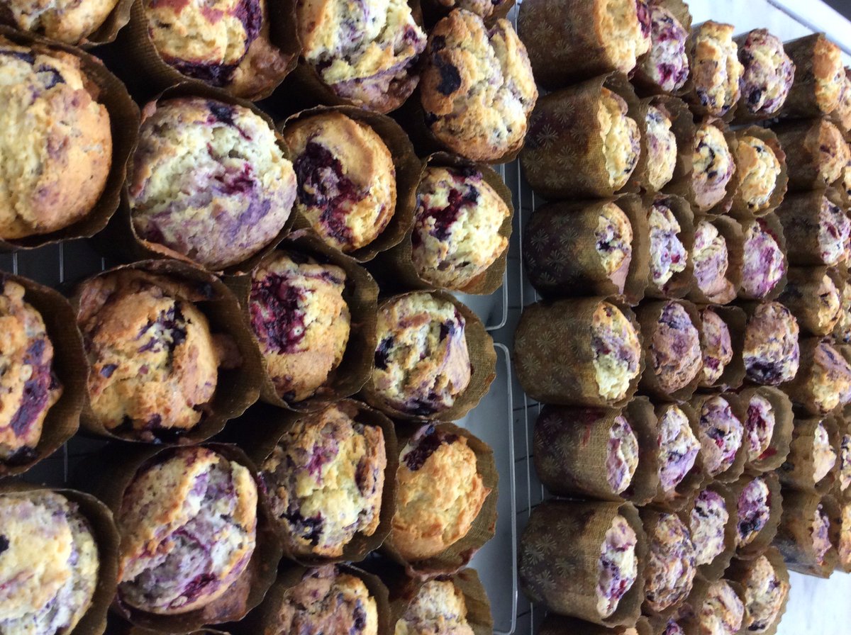 ccbtraining's tweet photo. Students @ the @CornwallCollege #Camborne campus have been busy making our 10th birthday muffins! #CCB10 Deliveries across #Cornwall #Devon! https://t.co/nb9k3CmdXU