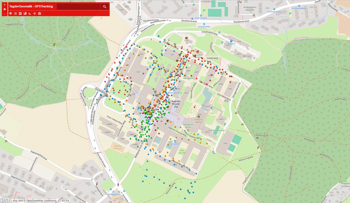 The digital #Picasso of #gpsartaward <a href="/geomatikETH/">Geomatik</a> #tagdergeomatik Check best placed Team 1 drawing "ETHZ"  egregis.maps.arcgis.com/apps/View/inde… #gisday