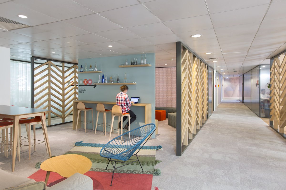 Visite en images des nouveaux bureaux de <a href="/Danone/">Danone</a> , fraîchement réaménagés workplacemagazine.fr/Actualites/Pro…