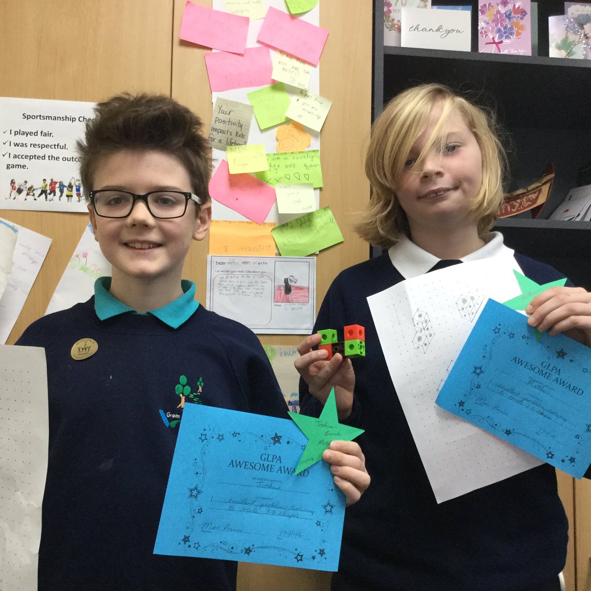 #AwesomeAward Alert! Joshua &amp; Matthew did some excellent problem solving in translating 3D objects to graphs.