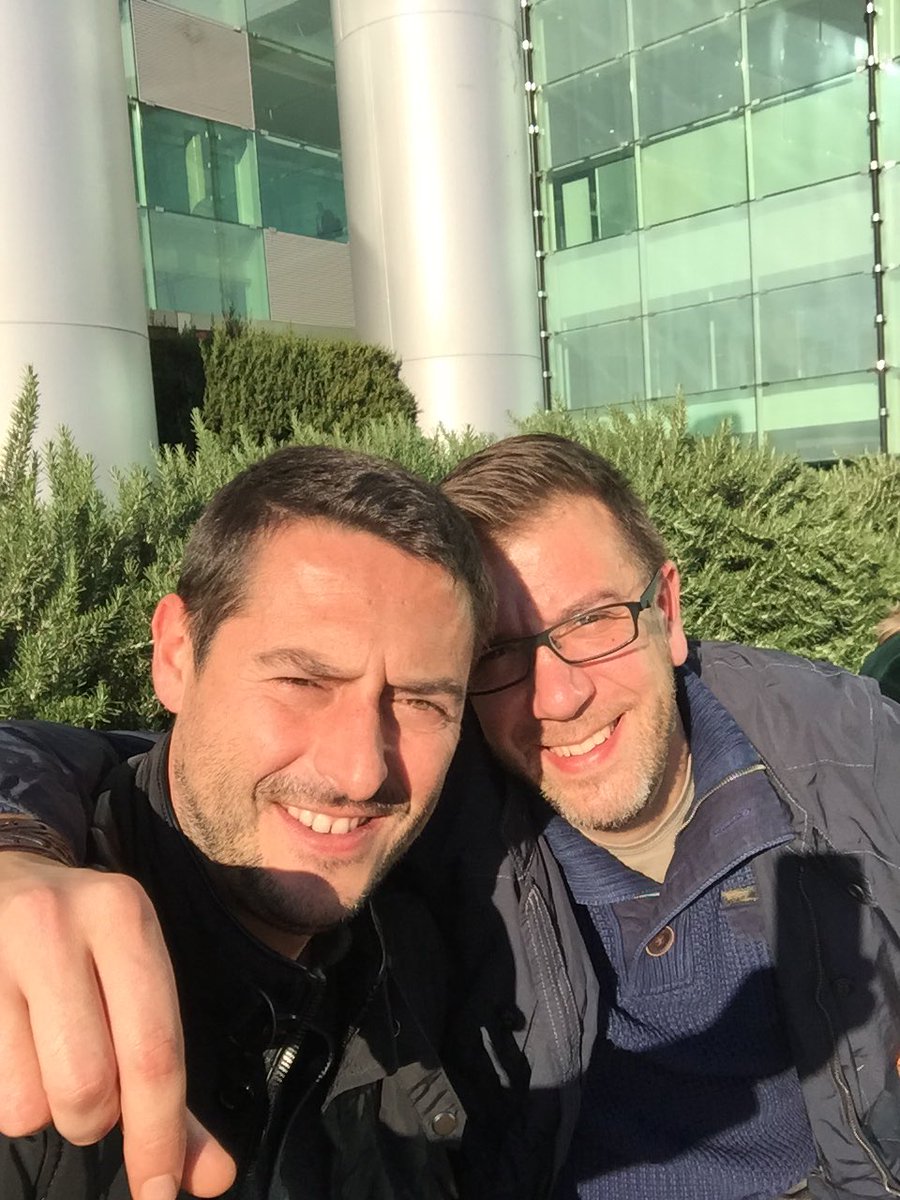 tonypeetermans's tweet photo. Enjoying last rays of sunlight in 2016? with @nicolasdeturck from #Barcelona to #brussels https://t.co/8TBunEIl3M