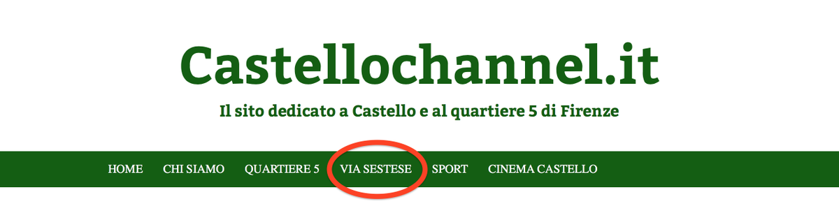 CastelloChannel's tweet photo. Nasce la nuova sezione dedicata a Via Sestese, per una strada più sicura. 
Scoprila adesso: https://t.co/6pzn025d4V 
#Firenze #ViaSestese https://t.co/7LhH7vh4mJ