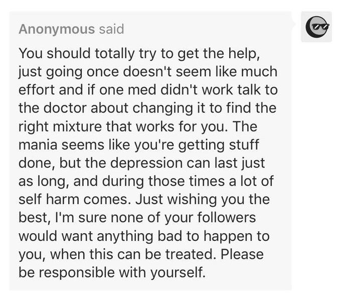 Don't talk about your mental illness on any form of social media because people will think something<a href="/tag/mvsales"class="tags"><span>#mvsales</span></a>