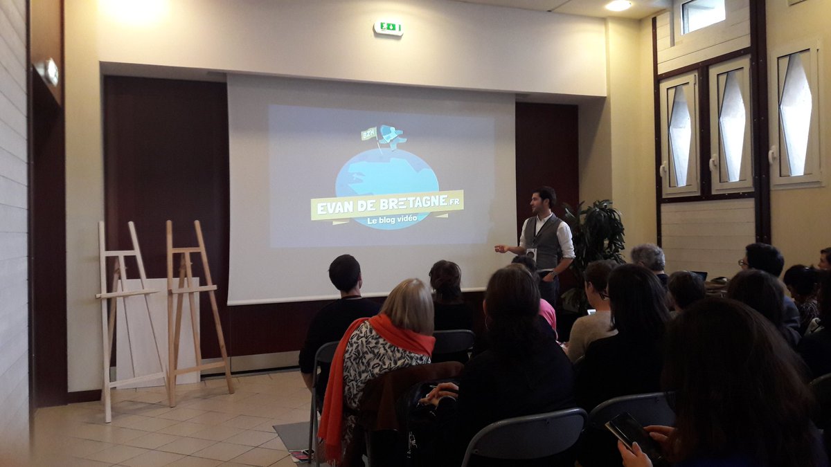 Présentation du #blogging par @evandebretagne,1er blogueur en Bretagne, à #360possibles