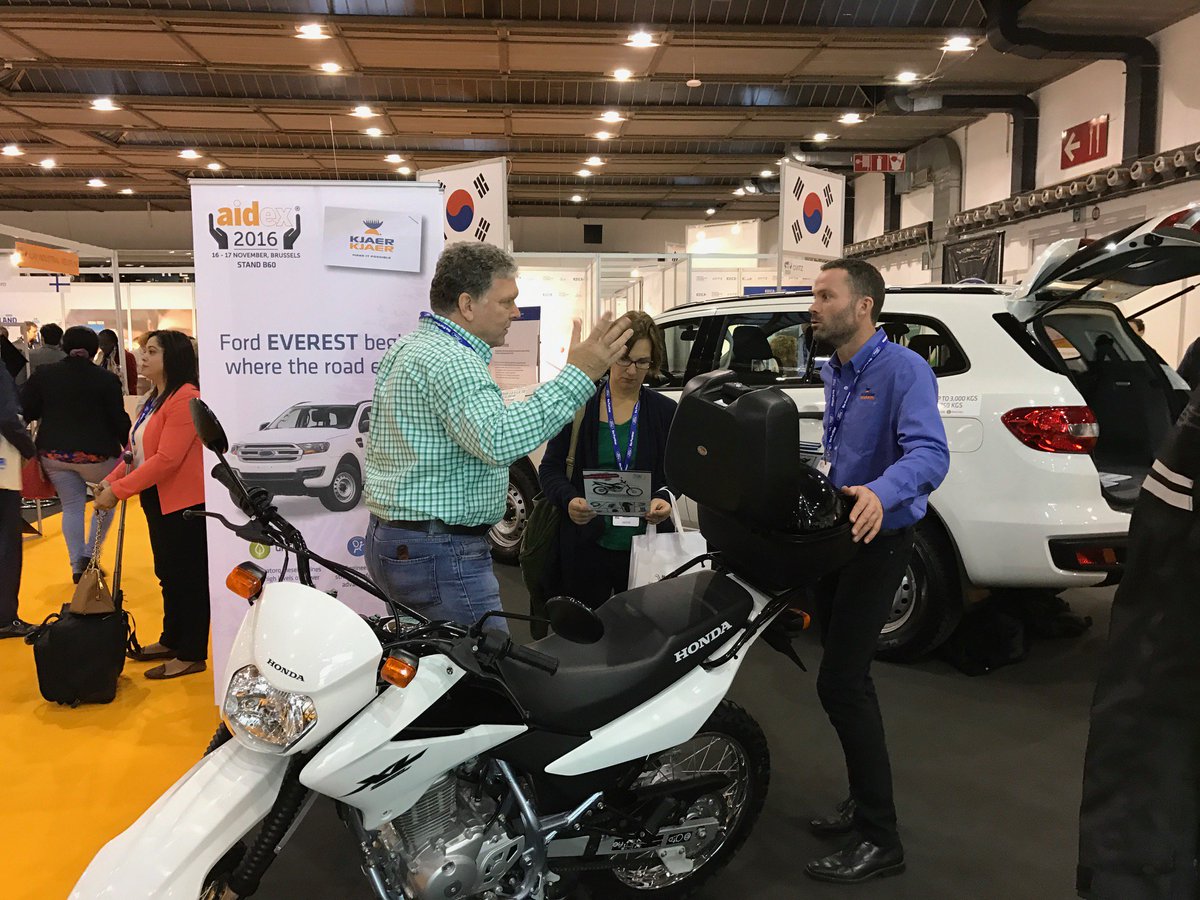 kjaerandkjaer's tweet image. Our KJAER&amp;amp;KJAER stand @AidEx2016! Come and meet our team at stand B60. #AidEx2016 #aidanddevelopment vehicles