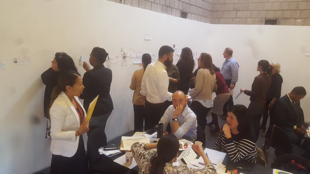 District1NYC's tweet photo. Looking back to look forward #D1PrinConf explores LES history to make a stronger future #LeadingWithHope @NYCSchools https://t.co/gLO5pHCetU