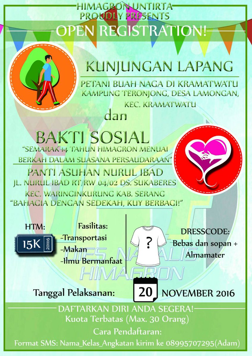 Agroekoteknologi Untirta (@himagronuntirta) on Twitter photo 