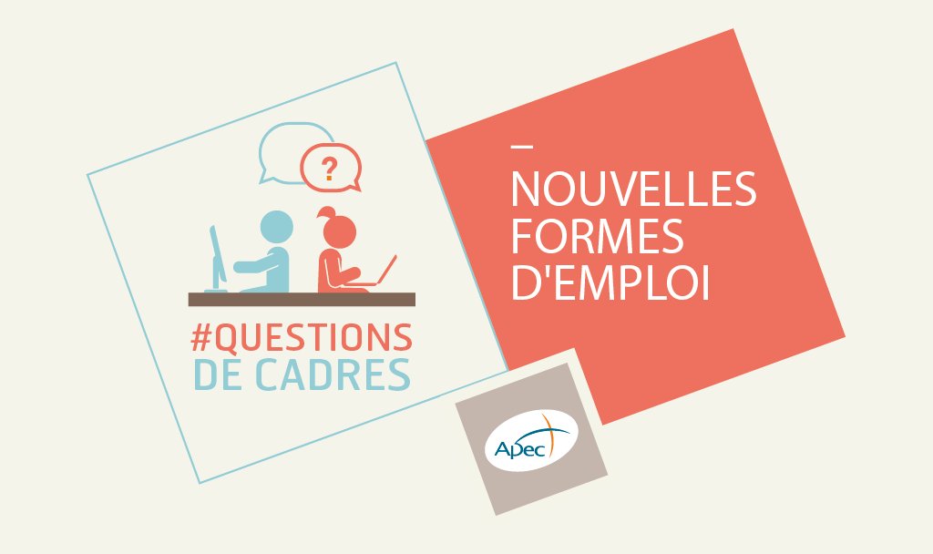Apecinfopresse's tweet photo. Semaine spéciale nouvelles formes d’emploi sur @Apecfr et réseaux sociaux
à partir du 21/11 https://t.co/4ljGBWG8G1 https://t.co/pJgGmGipJw