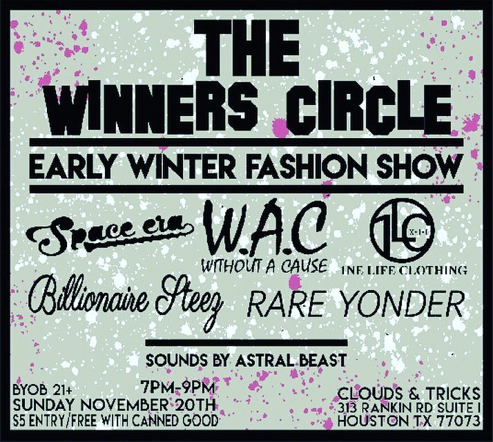 Janae_Inspire's tweet photo. Nawfside Winter Fashion Show Nov. 20th at #cloudsandtricks #thewinnercircle @1neLifeClothing will be in it! https://t.co/xYvWsvm1Qn
