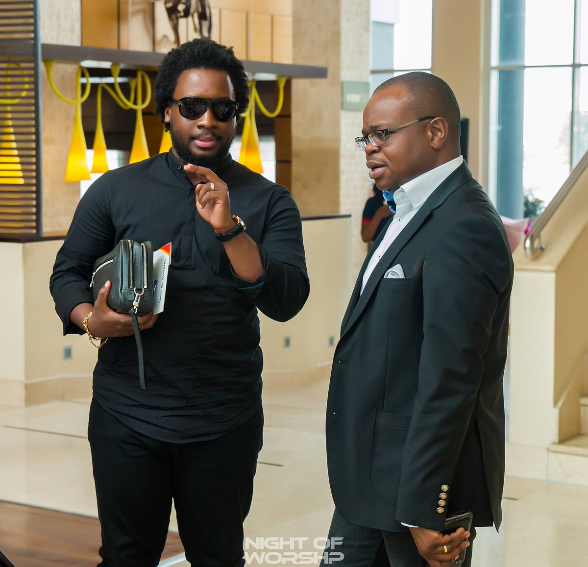 myjoshuaville's tweet photo. Minister @sonniebaduuk with our Senior Pastor, Pastor Taiwo Bolodeoku #NightofWorship #NoW2016 #NoWSeason https://t.co/GcmGVx8xyk