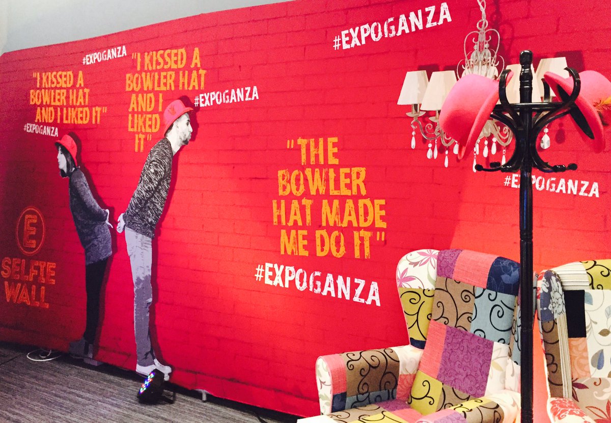 WeAreCDi's tweet photo. "The bowler hat made me do it"
Take a selfie at #expoganza and come and indulge in all things creative, digital and print. https://t.co/DnW9IylVlT