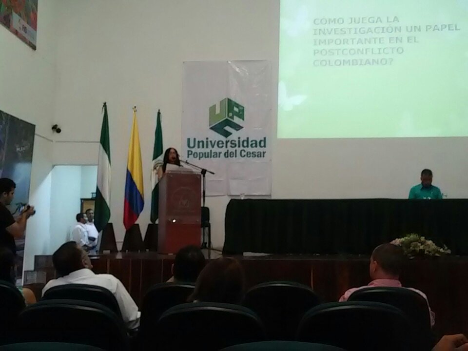 vie_upc's tweet photo. Ponencia cómo juega la investigación un papel importante en el postconflicto Colombiano. https://t.co/fWQHFCQpYq