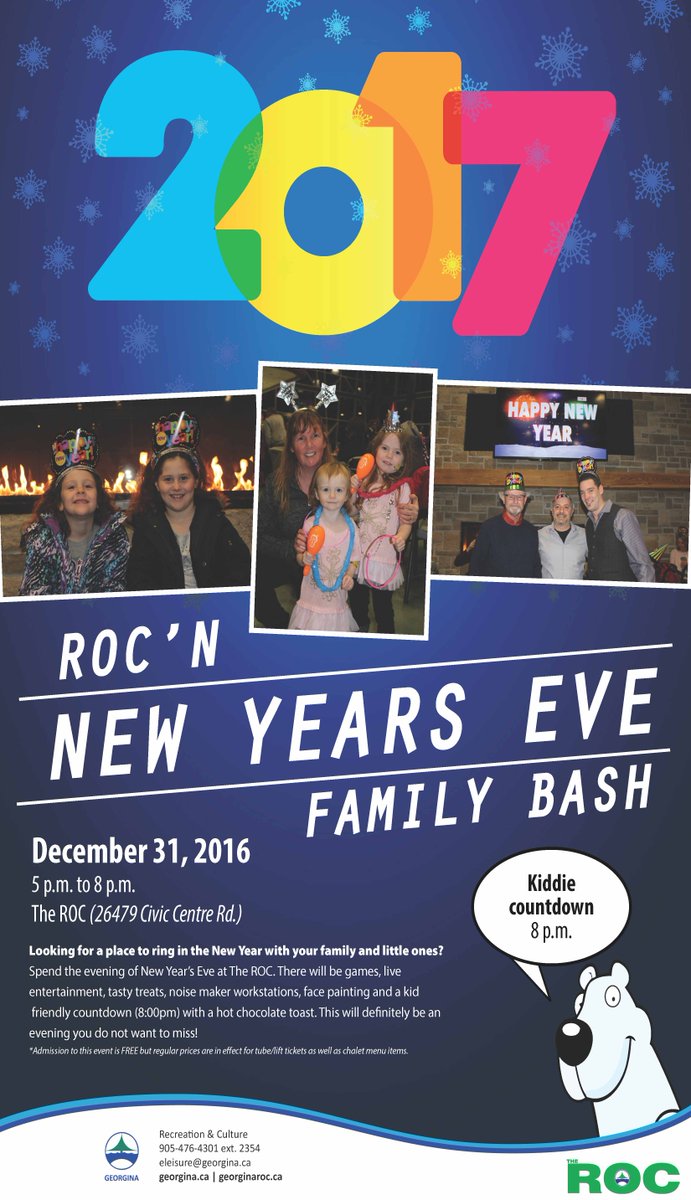 georginaroc's tweet photo. Save the date! Ring in the New Year with your family &amp; little ones at our ROC'N New Years Eve Family Bash Dec. 31. https://t.co/lKvkLFGBTc https://t.co/LajmREGE49