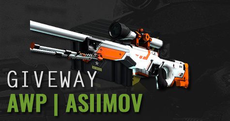 luckynade's tweet image. Join at AWP | Asiimov Giveway now with a SkinCrates gleam.io/FbAnI/awp-asii…
